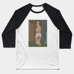 Pixel Art (a girl on her knees) Baseball T-Shirt